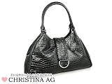 CHRISTINA A．G ２WAY ショルダーバッグ E-105 ブラック/引越し/新生活/プレゼント/父の日/ギフト シャネル ショルダーバッグ