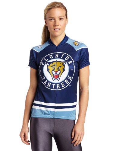 NHL Florida Panthers Women's Cycling Jersey, Blue, Small