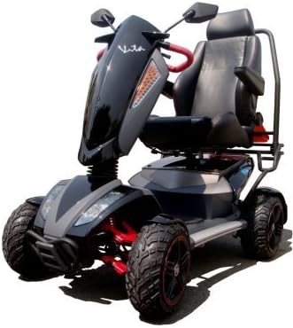 Heartway Medical Products S12X-K-20-79AH Vita Monster Luxury All Terrain Power Scooter 11 Mph - 20 in., Black