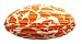 Zen Zen Oval Hanging Lantern Shade - Gingko Orange & Red