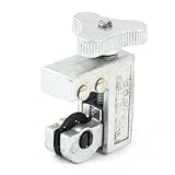 uxcell チューブカッター　スレッドドライブ　シルバートーンメタリック　3?16mm加工径　ブラック　調整可能