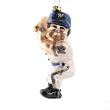 Milwaukee Brewers MLB Blown Glass Batter Ornament (4" Caucasian)