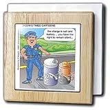 Review 3dRose LLC  / Assault and Battery - 6 Inch Tile Napkin Holder