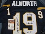 Lance Alworth Autographed Uniform - arkansas Jsa coa - Autographed NFL Jerseys