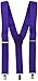 Amscan 397282.14 Perfect Team Spirit Adult Suspenders Accessory, Purple, One Size Party Supplies, 1 Piece