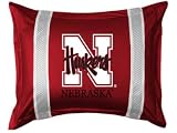 NEBRASKA CORNHUSKERS OFFICIAL TEAM JERSEY PILLOW SHAM