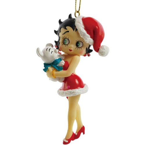 Westland Giftware Betty Boop Ornament, 3.75-Inch, Betty and Pudgy