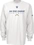 San Diego Chargers White Equipment (New Logo) Long Sleeve T-Shirt - Small