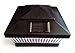 Plastic Black 6 x 6 Outdoor 5 LED 78Lumens Solar Post Cap Light Designed to fit on 6x6 Hollow Vinyl/PVC/Plastic or Solid Wood/Composite Posts