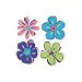 Wallies-Doodle Flowers To 4''X4.25''