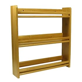 Bamboo 3-Tier Spice Rack - Natural by