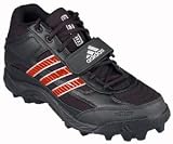 adidas - Adidas Mens Corner Blitz 7 Mid Black/Red/Met Silver Cleats shoe