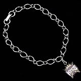 NBA Sacramento Kings Ladies Silver-Tone Charm Bracelet