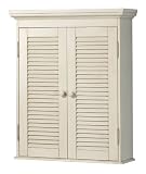 Pegasus CTAW2429 Cottage Wall Cabinet, Premium Antique White