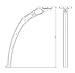 Hobbypower Universal Tall Landing Gear Skid for DJI F450 F550 Sk480 Multirotor Quadcopter
