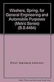 Specification for spring washers for general engineering and automobile purpose : metric series