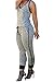 Cfanny Women's Contrast Trim V Neck Jersey Sport Jumpsuit,Grey,Large