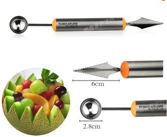 Lucianothai Multifunctional fruit vegetable tools carving cutter melon scoops ballers stainless steel kitchen gadget accessories