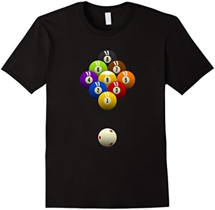 Men's Billiards 9 Ball Pool Shirt 2XL Black
