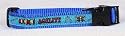 Agility Dog Collar - Blue - Medium - Made in USA