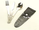 Camping knife fork and spoon set