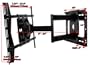 Tilting Articualting Wall Mount for LG Plasma or LCD HDTV 32, 36, 37, 40, 42,46, 50 inch Flat Panel displays---Extends 24"