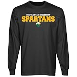 NCAA Norfolk State Spartans Charcoal University Name Long Sleeve T-shirt