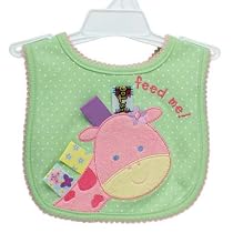 Taggies Baby Giraffe Bib Size Newborn to 7 Months