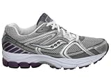 Saucony Women's Progrid Stabil Cs Running Shoe,Silver/Plum,9 M US