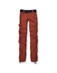 Match Ladies Juniors Boyish Petite Cargo Pants Outdoor Camping N Hiking #2032(US size 4 (Label size L/29), Orange)
