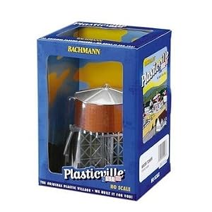 HO Built Up Water Tower from Bachmann HO Buildings