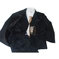5tlg Kinderanzug,Kommunionsanzug Noel Dunkelblau Nadelstreifen Gr�sse 92/98 bis 158