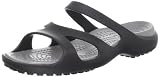 crocs Women's Meleen Sandal,Black/Smoke,8 M US