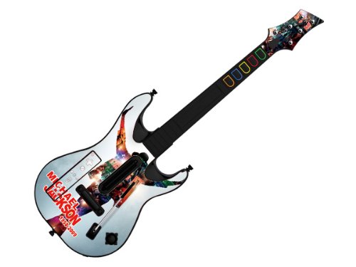 Decorative Skin fits Guitar Hero 5 for Wii (GUITAR NOT INCLUDED), Item No.GTW0996-18