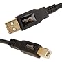 AmazonBasics  USB 2.0 A-Male to B-Male Cable (6 Feet / 1.8 Meters) [Amazon Frustration-Free Packaging]