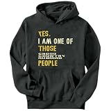 Yes I Am One Of Those Cross Country Running People Sports Mens Hoodie (Dark Silver, Size Medium)
