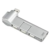 SANWA SUPPLY USB-HUB238SV USB2.0ハブ(シルバー)