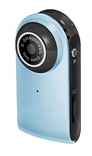 GSI World’s Smallest/Lightest, High-Definition Digital Camera, Ultra Video Camcorder, Voice Recorder, Webcam, 4gb Built in Memory – Blue