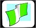 Decorated Mouse Pad with International, Nigeria, 