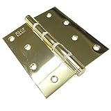 クマモト ステンレス義星丁番リング入 2.0×102×89 2枚セット 金色 STR-10