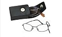 Deluxe Folding Reading Glasses - Pocket Readers - Includes Black Hard Snap Case with Clip