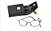 Deluxe Folding Reading Glasses - Pocket Readers - Includes Black Hard Snap Case with Clip