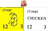 Yellow Chicken Movement Piece for 1985 Wabbit Wampage Adventure Board Game