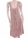 VERO MODA Beige Knit Sleeveless Kleid