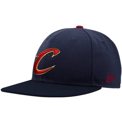 New Era Cleveland Cavaliers Navy Blue Logo 59FIFTY Fitted Hat (7 5/8)