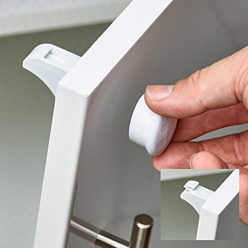 TRUBAMBI Child Safety Cabinet Locks. Baby Safety (8 Locks 2 Keys). Best Baby proofing safety lock for home cabinets and drawers. MAGNETIC LOCK INVISIBLE NO TOOLS NO SCREWS. Babylock Cabinet latches.