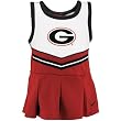 Nike Georgia Bulldogs Infant Red Cheer Dress & Bloomers