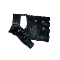 Fingerlose Lederhandschuhe mit Nieten