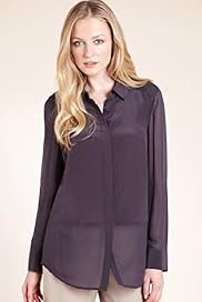 Autograph Pure Silk Longline Blouse