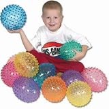 (Price/price/set)Color My Class See Thru Knobby 6 Ball(Price/set), Specialty, Balls, P.E.